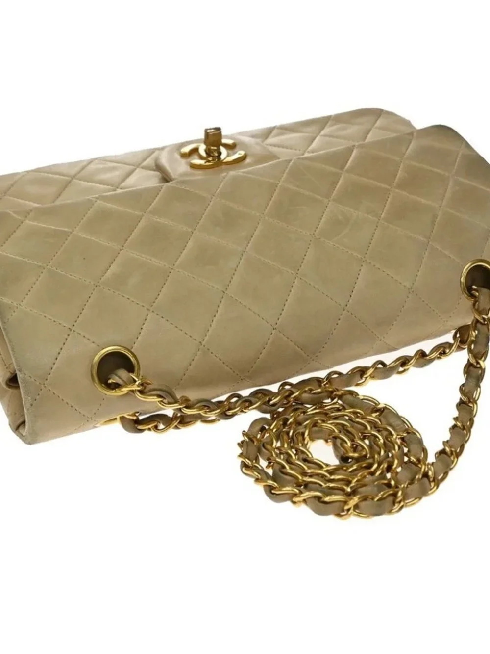 CHANEL outside leather